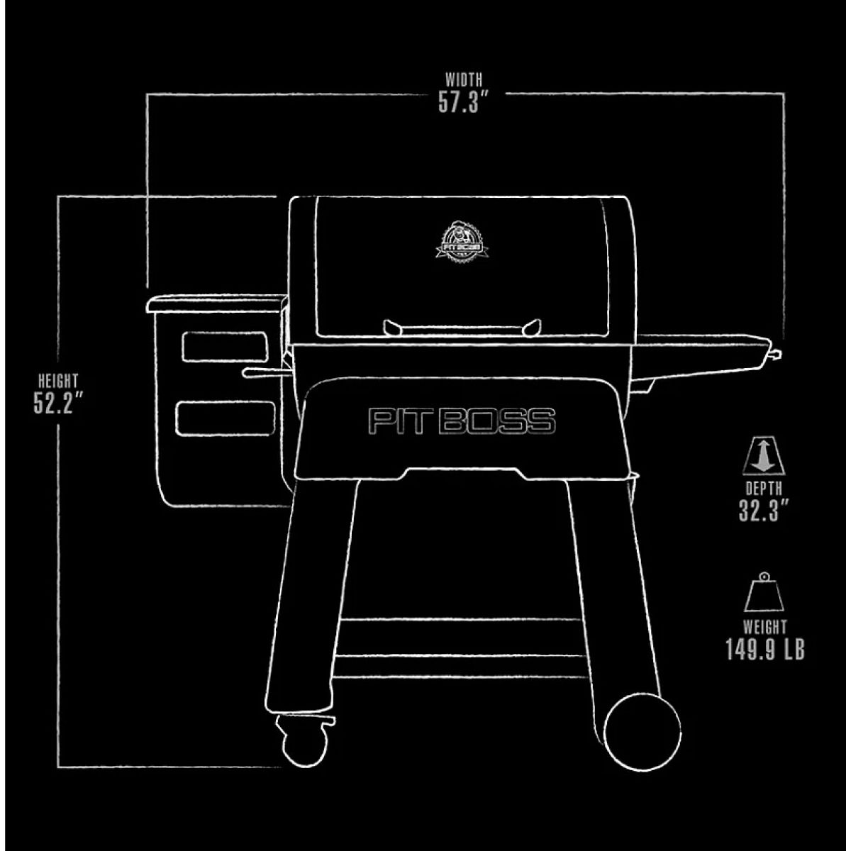 Pitboss Pelletgrill (Smoker) Competition Series 1250