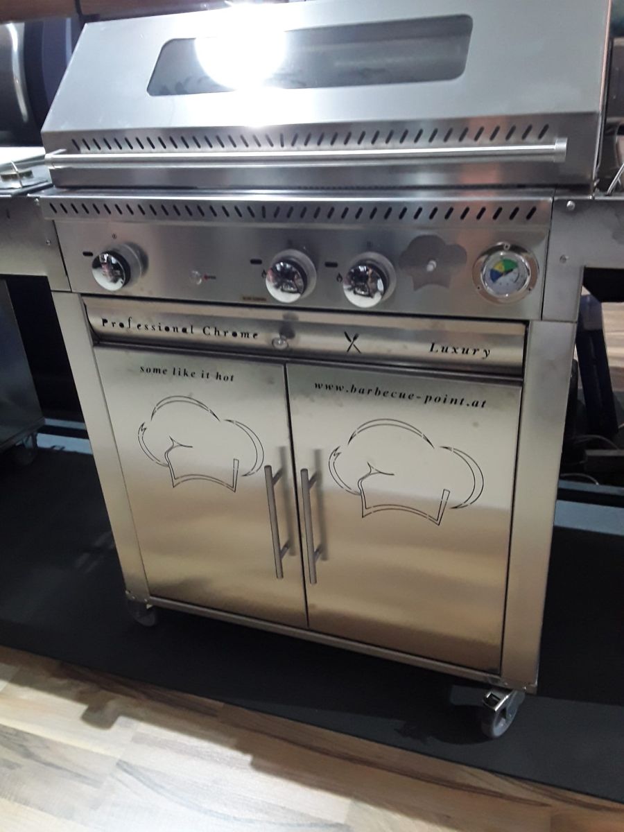Professional Gasgrill, Chrome-Professional (Mitnahmepreis/ Aussteller/ Vösendorf)