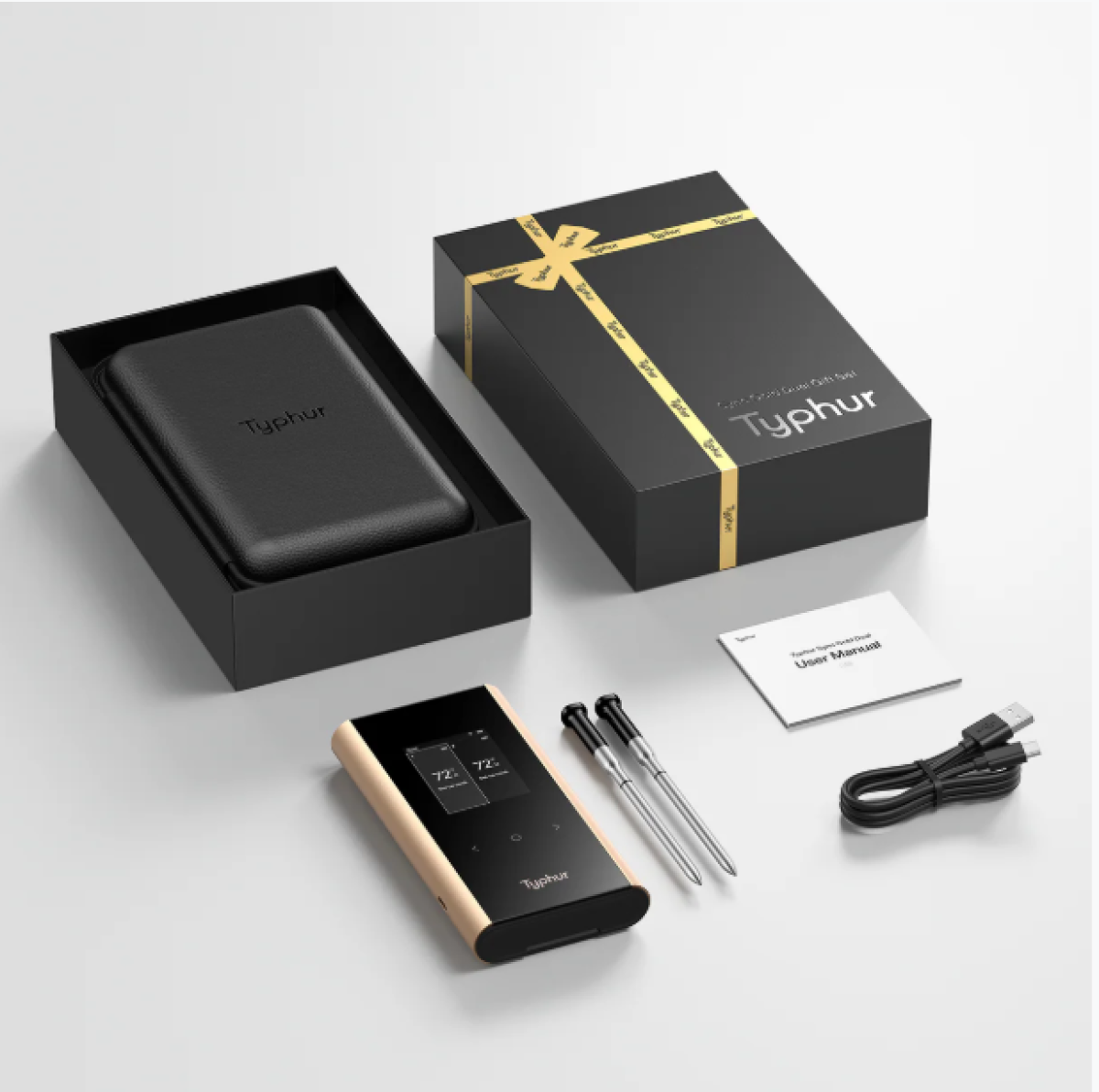 Grillthermometer Sync Gold Dual Gift Set