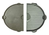 Primo Oval Large, Halbmond-Griddle (Gusseisen)